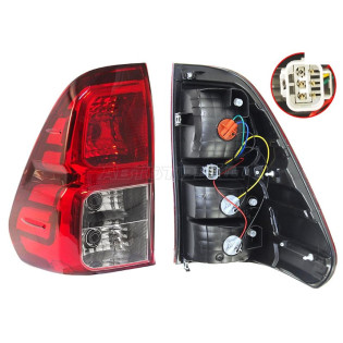 Фонарь задний TOYOTA HILUX REVO 15-20 лев SAT