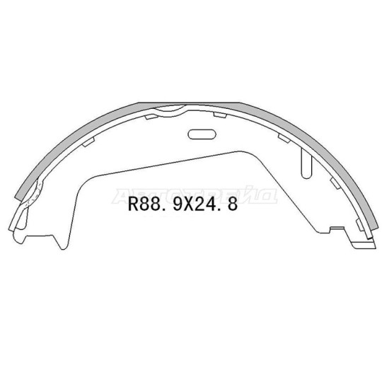 Колодки тормозные барабанные зад VOLVO XC90 02-14/S60 00-10/S80 I/II 98-12 SAT