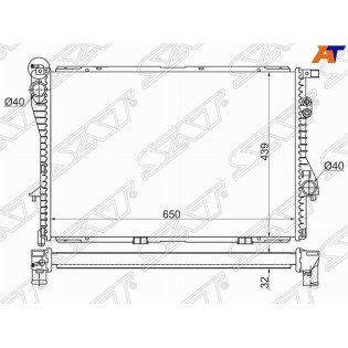 Радиатор BMW 5-Series 95-04 / 7-Series 94-01 SAT