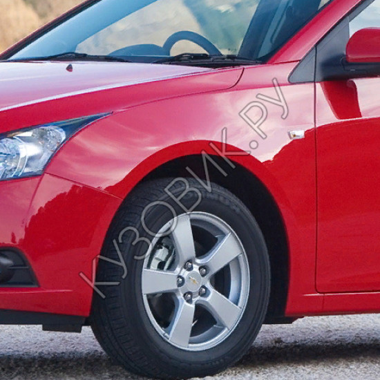 Крыло переднее левое в цвет кузова Chevrolet Cruze (2009-2015) с отверстием Крыло переднее левое в цвет кузова Chevrolet Cruze (2009-2015) с отверстием