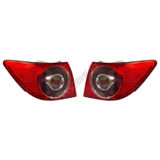 Фонари задние Шевроле Эпика Chevrolet Epica (2006-2013) комплект 2 штуки левый и правый SAT высокое качество