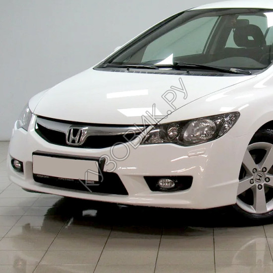 Бампер передний в цвет Honda Civic 8 (2008-2011) седан рестайлинг Бампер передний в цвет Honda Civic 8 (2008-2011) седан рестайлинг
