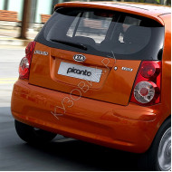 Бампер задний в цвет кузова Kia Picanto 1 (2007-2011) рестайлинг