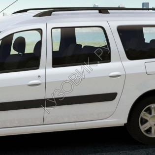 Дверь задняя левая в цвет кузова Лада Ларгус (2012-2021) с отверстиями под молдинг