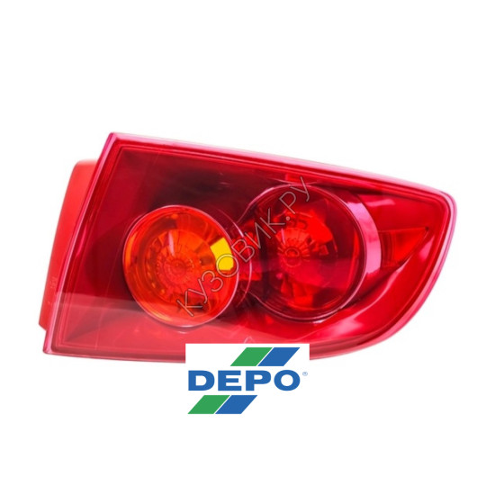 Фонарь правый задний в крыло Mazda 3 BK седан (2003-2005) DEPO