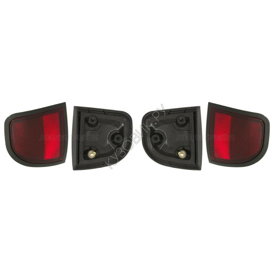 Катафоты Митсубиси Л200 Mitsubishi L200 4 (2005-2014) комплект 2 штуки левый и правый SAT высокое качество