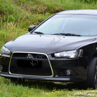 Бампер передний в цвет кузова Mitsubishi Lancer 10 (2010-2015) рестайлинг