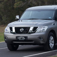 Передний бампер в цвет кузова Nissan Patrol Y61 (2010-) рестайлинг