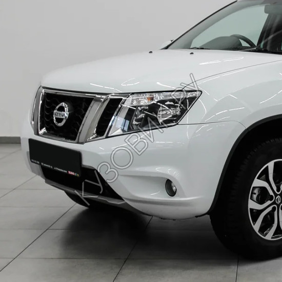 Бампер передний в цвет кузова Nissan Terrano D10 (2014-2020) Бампер передний в цвет кузова Nissan Terrano D10 (2014-2020)