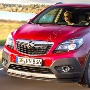 Бампер передний в цвет кузова Opel Mokka (2012-2016) в сборе верхняя и нижняя часть