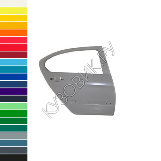 Дверь задняя правая в цвет кузова Peugeot 408 (2010-) Дверь задняя правая в цвет кузова Peugeot 408 (2010-)