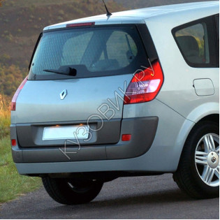 Бампер задний в цвет кузова Renault Scenic 2 (2003-2009)