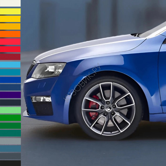 Крыло переднее левое в цвет кузова Skoda Octavia A7 (2013-2017) дорестайлинг