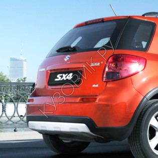 Бампер задний в цвет кузова Suzuki SX4 1 (2006-2012) хэтчбек Бампер задний в цвет кузова Suzuki SX4 1 (2006-2012) хэтчбек