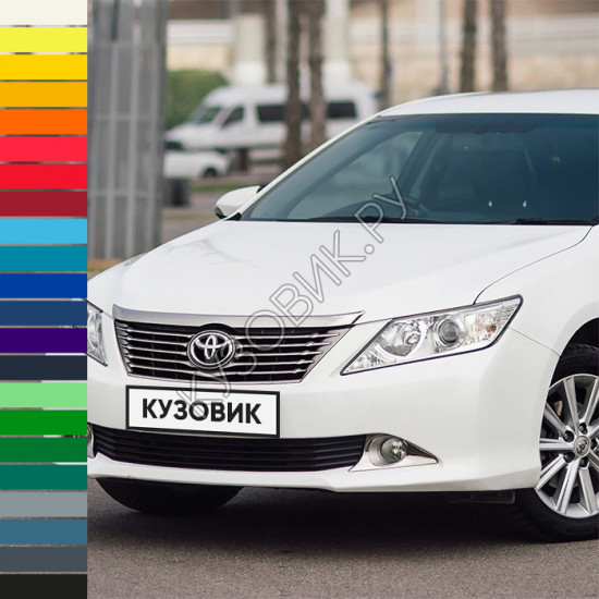 Бампер передний в цвет кузова Toyota Camry V50 (2011-2014) без омывателей Бампер передний в цвет кузова Toyota Camry V50 (2011-2014) без омывателей